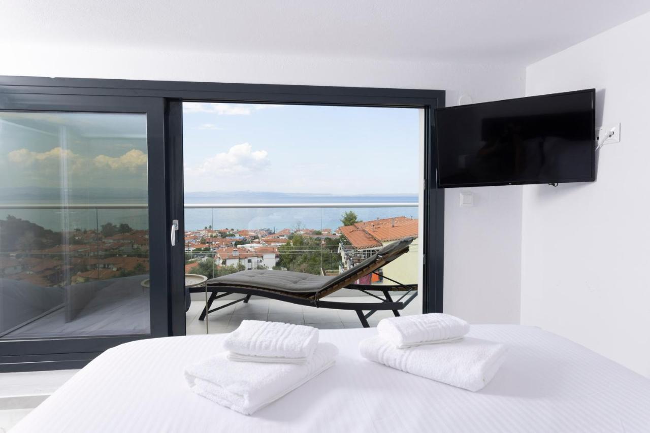 Апартаменты The Sea View Полихроно Экстерьер фото
